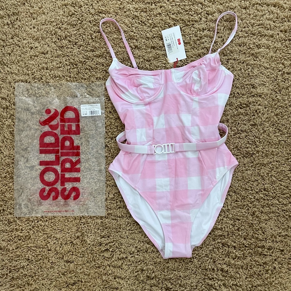 BRAND NEW Solid&Striped one piece bathing suit Size S